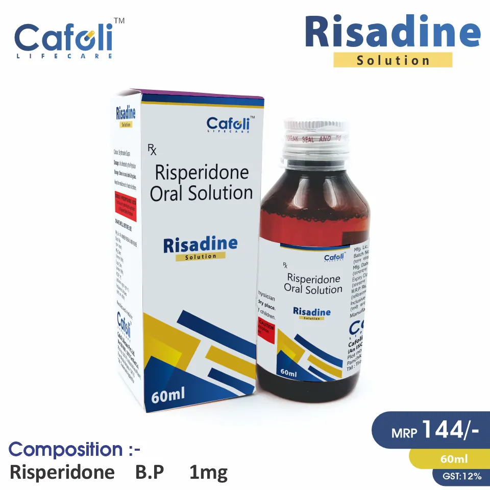 Risperidone 1mg/60ml Oral Solution in PCD Pharma Franchise
